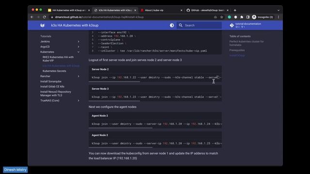 Kubernetes HA Cluster using k3sup k3s and kube-vip : A Step-by-Step Guide