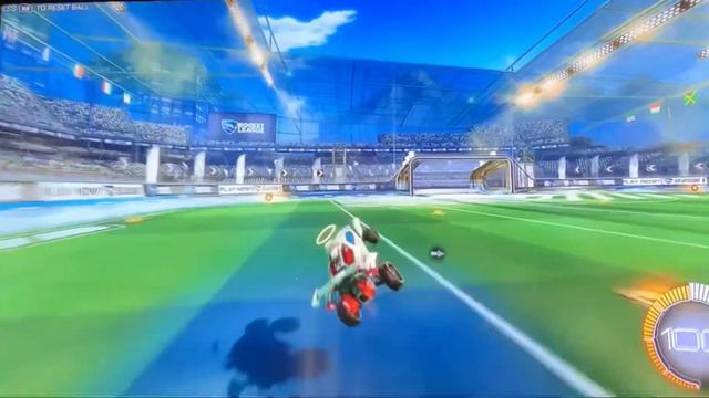 How to half flip in (Rocket League)
