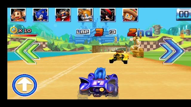 INCRÍVEL!!! SONIC & SEGA ALL STARS RACING J2ME ANDROID GAMEPLAY TOUCH GAME 2022
