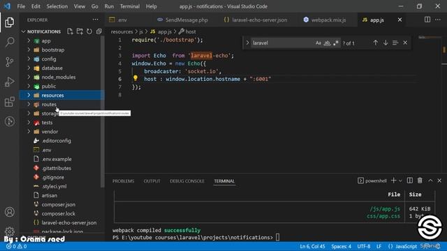 Laravel event broadcasting [arabic]