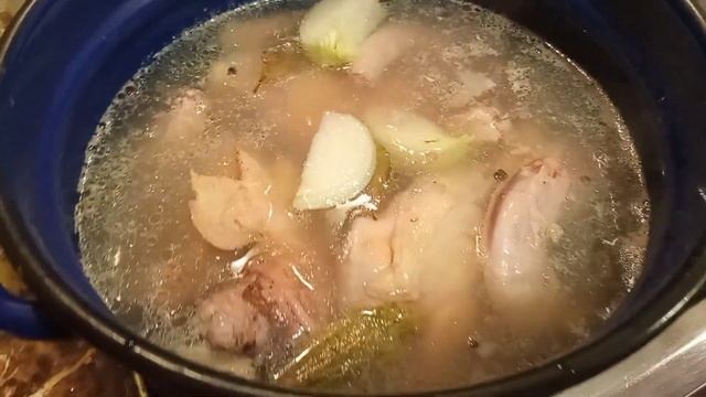 Холодец из домашней курицы
