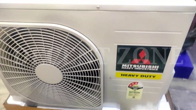 Mitsubishi Heavy Duty split Air Condition 1.3 ton 3 star SRK15CXS Non-Inverter !! Unboxing & Detail