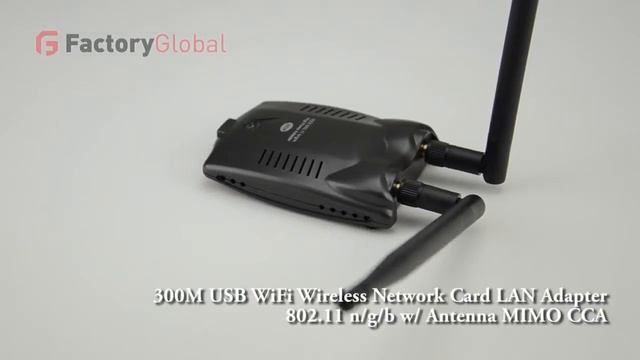 NW-C1290 300M USB WiFi Wireless Network Card LAN Adapter 802.11 n/g/b w/ Antenna MIMO CCA