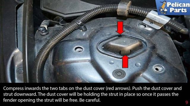 Mercedes-Benz W204 C-Class Front Strut Replacement
