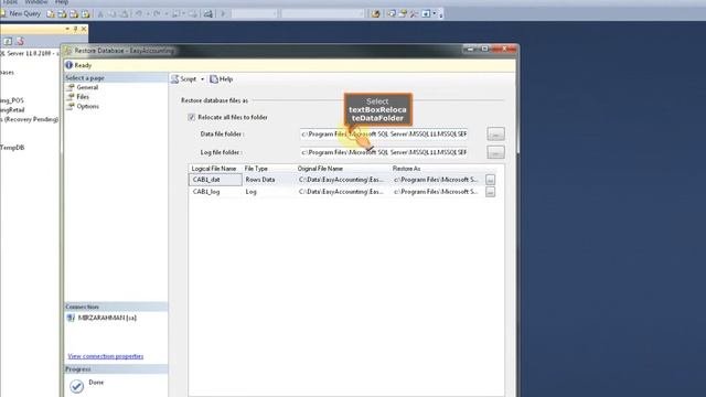 How To Restore Database From SQL