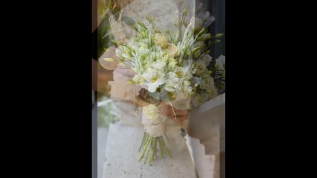 Lisianthus Wedding Bouquet