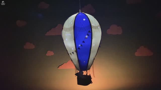 Светильник-ночник Воздушный шар «Сияние ночи» от Lemmo для вашего уюта, сборная модель