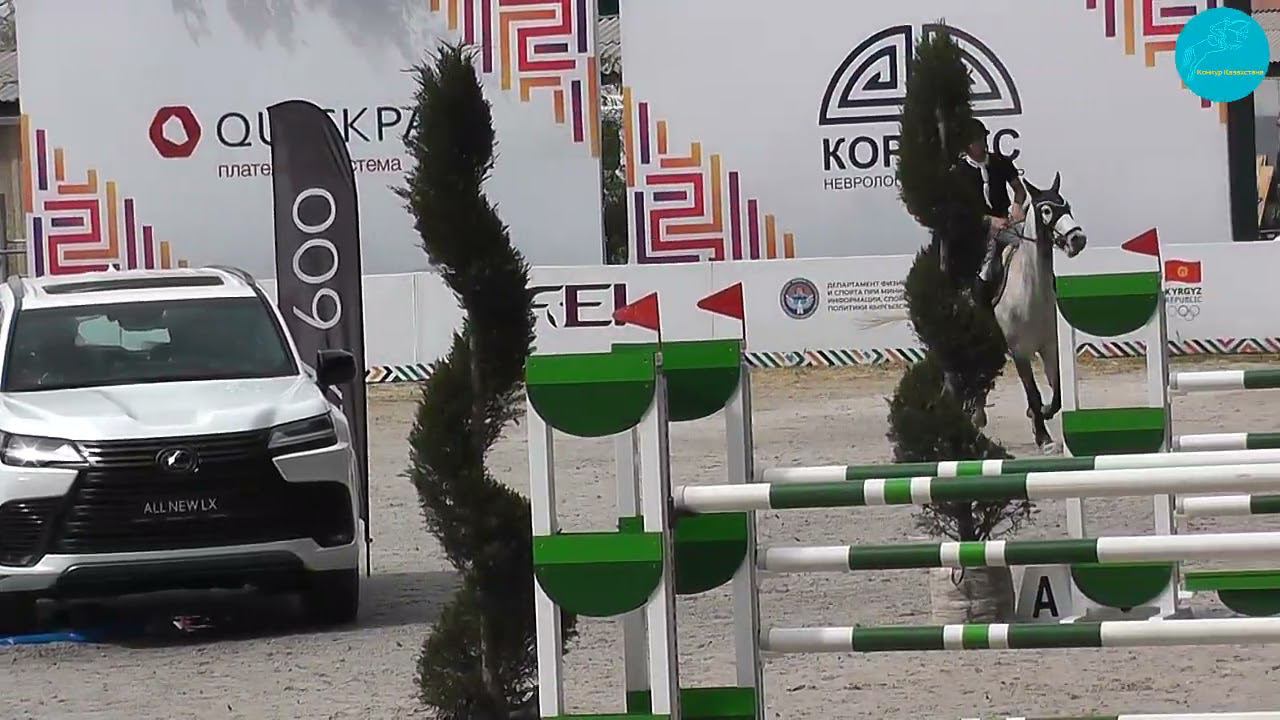 Сабитов Камиль и Mon Cherry, CSI01* Maxima Masters 2 фазы, 120см, Бишкек, 11-05-23.