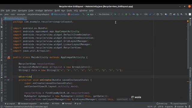 ANDROID - RECYCLERVIEW GRIDLAYOUT TUTORIAL IN JAVA