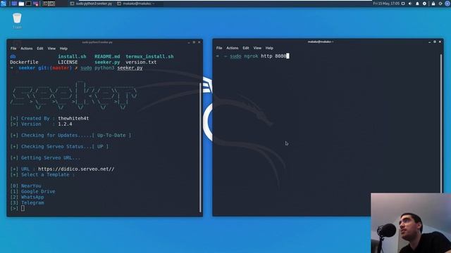 LOCALIZAÇÃO (GEOLOCATION) de CELULAR (IPHONE ou ANDROID) no KALI LINUX [Tutorial Educacional]