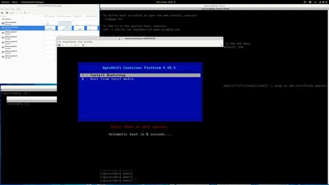 How to install OpenShift cluster | OCP Libvirt UPI - release 1.x