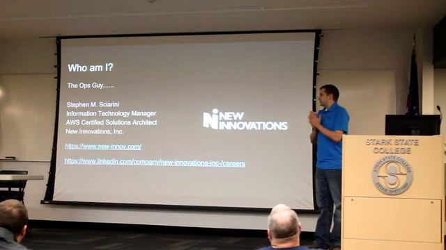 1/5: Stephen Sciarini spoke about Docker using .NET Core and AWS at Canton Software Craftsmanship