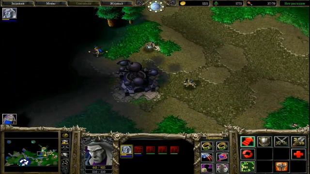 Прохождение Warcraft 3 Reign of Chaos - Кампания Нежити - Глава 4 - Ключ Трех Лун