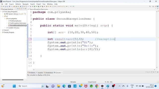 Java Exception ||  JAVA for Beginners || Silan Software || Pythontpoints.com