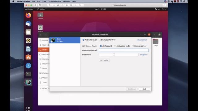 Lab 01 Hello OpenGL World on (Linux) on MacOS