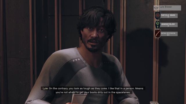 STARFIELD COMPANIONS Lyle Brewer at Aggie's in Akila City (Survivalist) XBOX SERIES S 2023