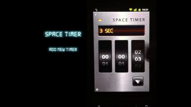 Space Timer android application