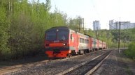 пассажирская городская электричка ласточка иглино -уфа 30 апреля 2023. висячий камень 1627 км