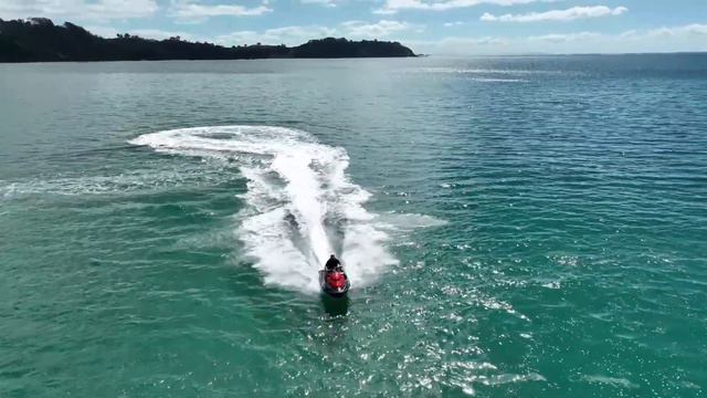 DJI Magic 3 - Onetangi, Waiheke Island, New Zealand testing Active Track- JetSki