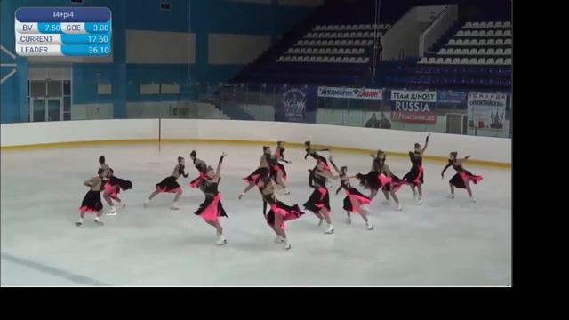 2023-01-14 Кубок России, IV-й этап. Команда "Парадиз". Короткая программа. I место