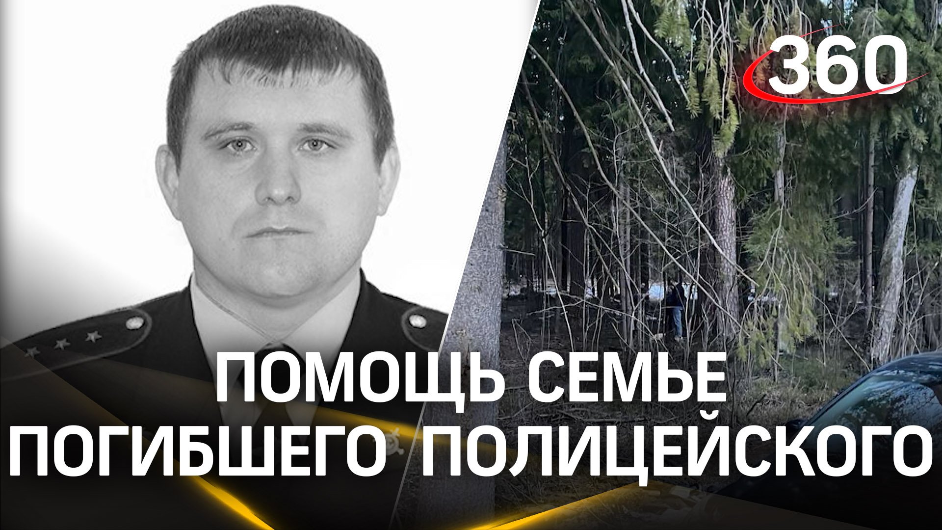 Семье погибшего при нападении в Подмосковье полицейского окажут помощь