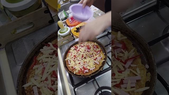 Моё питание за день//готовим пиццу из кабачка?//мукбанг ?☕??✨