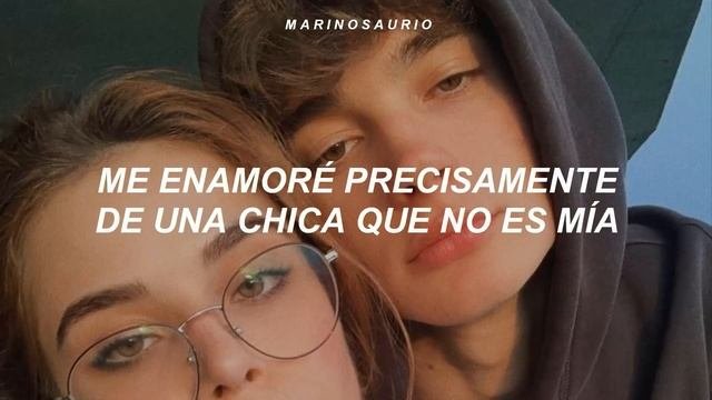 mi condición: enamorado de una chica que hoy extraño ?