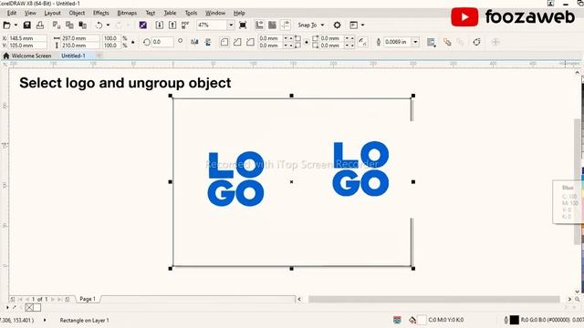 edit bitmap image with Corel draw