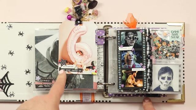 Scrapbooking Halloween | 2021 October Mini-Album Flip Through