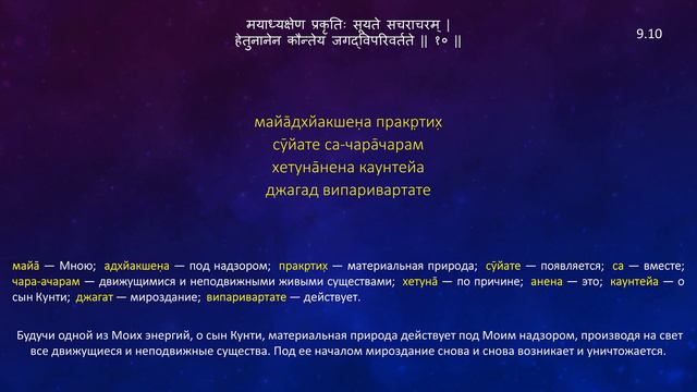 БХАГАВАД-ГИТА КАК ОНА ЕСТЬ  А. Ч. Бхактиведанты Свами Прабхупады. Читает Радха-Гопинатх Прабху.