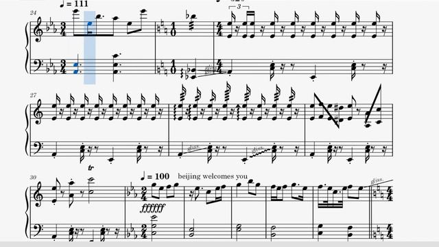 Rush E but I got distracted (and it made me fail music theory)