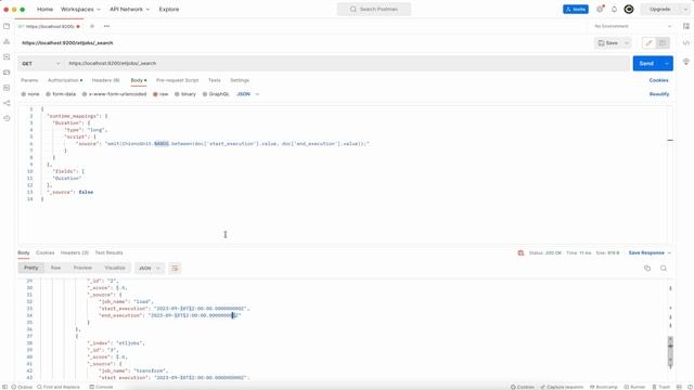 Calculate time difference Painless with Elasticsearch & Kibana 8.9