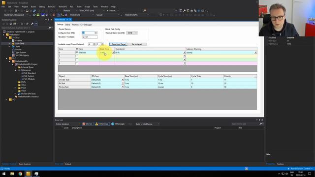 PLC programming using TwinCAT 3 - Tasks, programs & “Hello world” (Part 3_18)