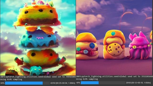 Hunting Cute Monsters - Concept Art Using Stable Diffusion