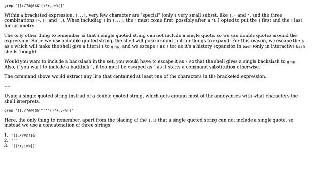 Unix & Linux: Search for special characters using grep (3 Solutions!!)