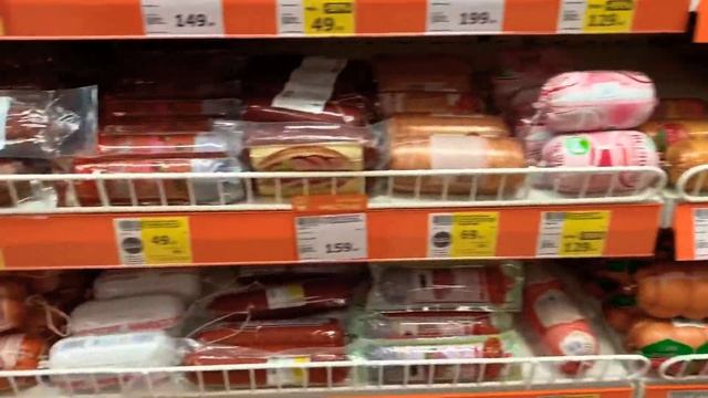 Закупка еды на 1000 рублей! (Мясные продукты)