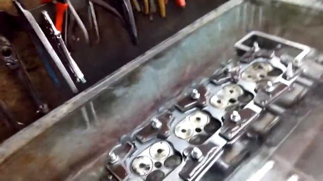 Проверка ГБЦ 406 на микротрещины