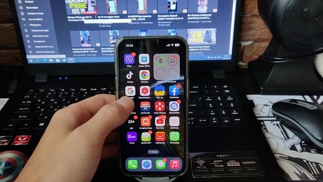 Как на iPhone включить заряд батареи в процентах?