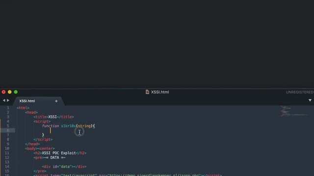 xssi attack Poc