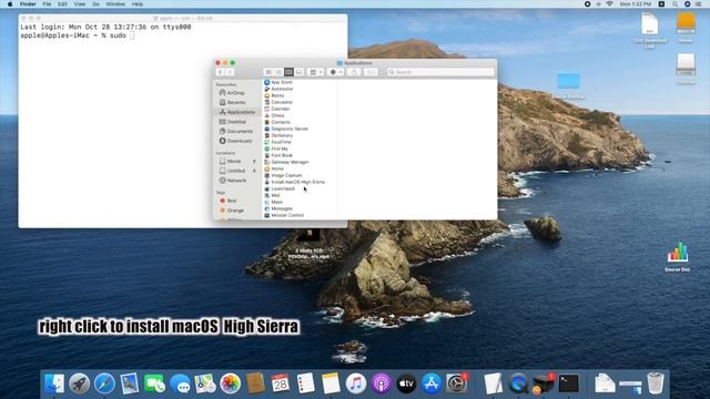 Part 1 How to Go back to High Sierra from macOS Catalina