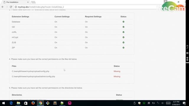 Opencart 2.3.0.2 Installation