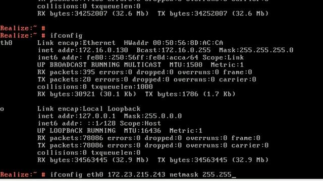 How to change IP address in Linux by command line