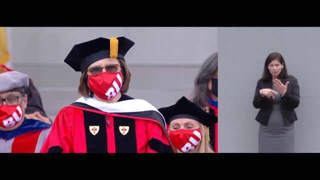Boston University Undergraduate Degree Commencement Ceremony 2021