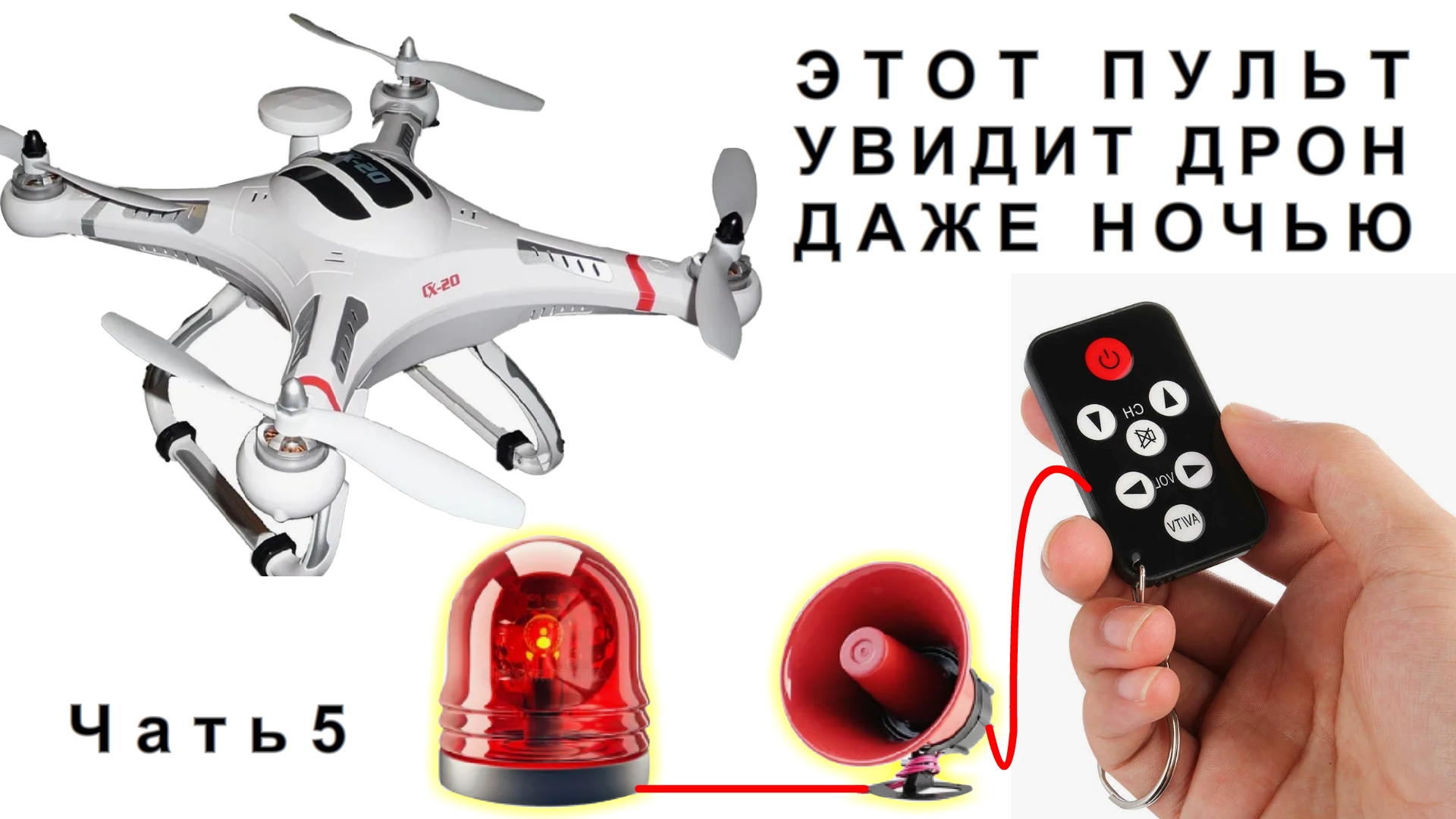 Эта САМОДЕЛКА тебя ШОКИРУЕТ своей ПРОСТОТОЙ Всё Видящий Страж из обыкновенного ТВ пульта Часть 5