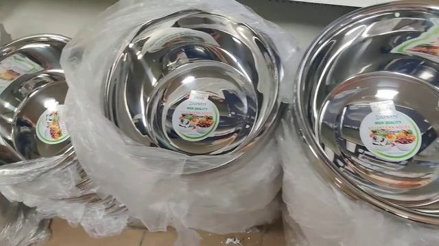 Тазики из нержавеющей стали глубокие