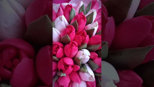 букеты из зефирных цветов
#зефирнаяфлористика#зефир#цветыиззефира