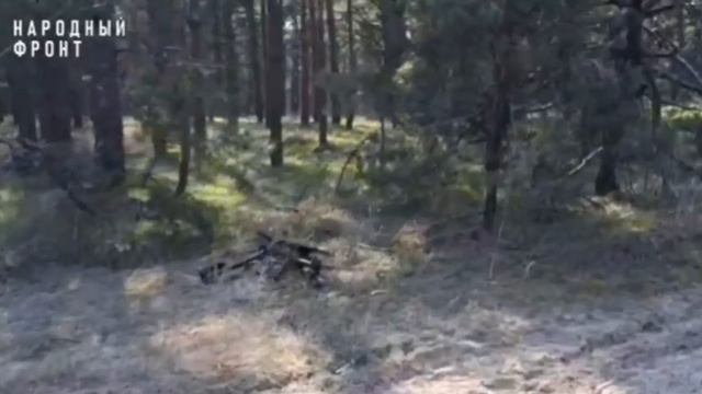 Бойцы ВС РФ сбили украинский дрон "Баба Яга", заманив его с помощью приманки.