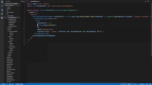 React Native Tutorial - Silent Auction App Part 31