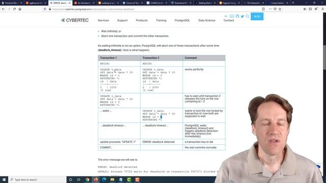 Scaling Postgres Episode 163 SQL Data Analysis | pgBouncer Setup | Understanding Deadlocks | Tuning