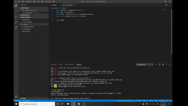 Control your Adobe app remotely.... with WebSockets - Part 2 | SERVER